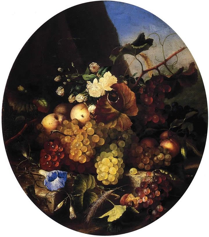 Adelheid Dietrich Still Life of Fruit and Flowers